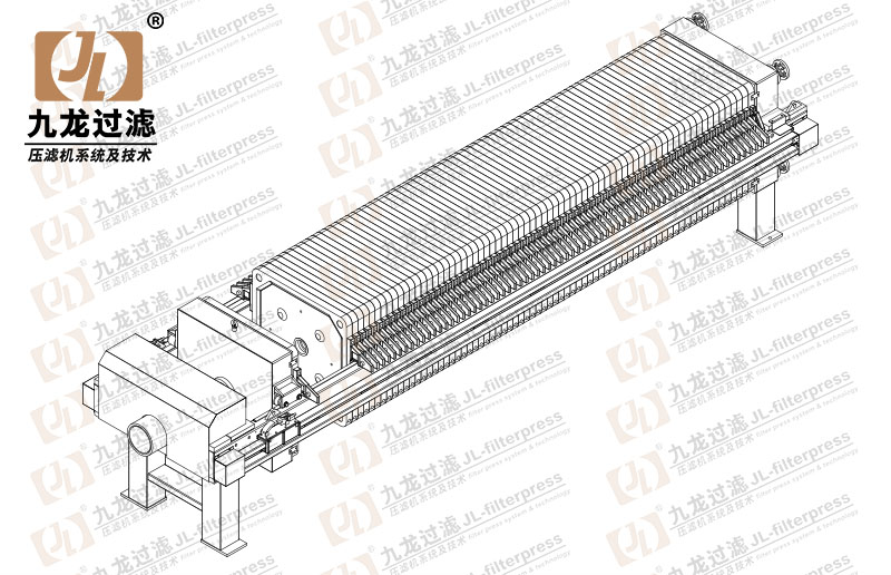 XG1000隔膜（12bar）拉板压滤机