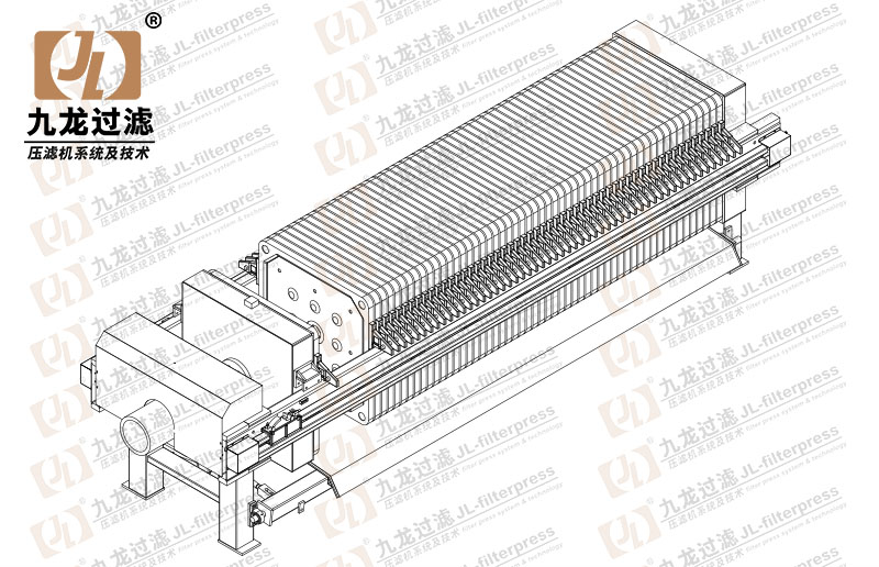 XG1250隔膜（12bar）拉板翻板压滤机