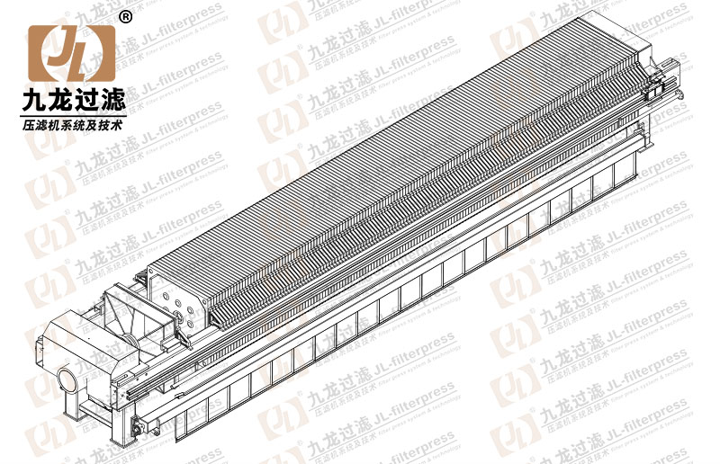 XG1500隔膜（12bar）拉板翻板压滤机