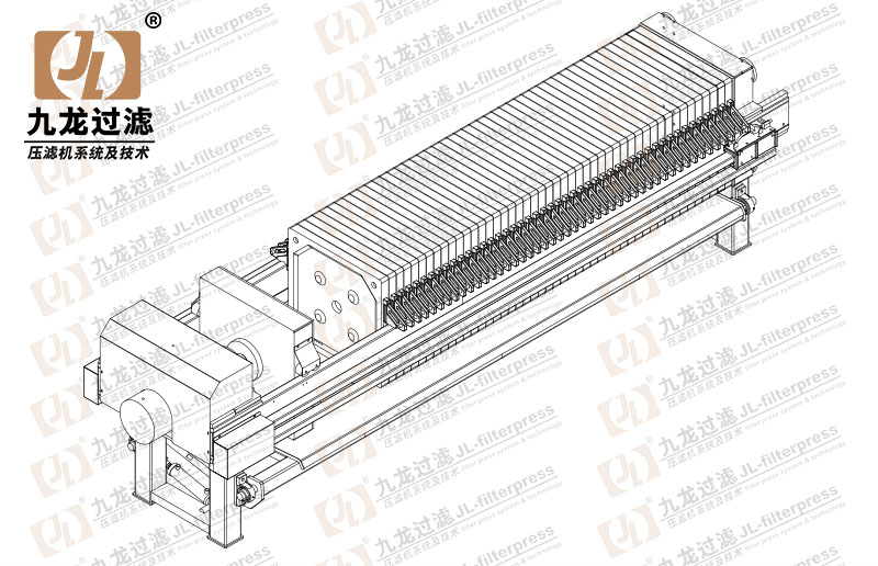 XG800隔膜（16bar）拉板翻板压滤机