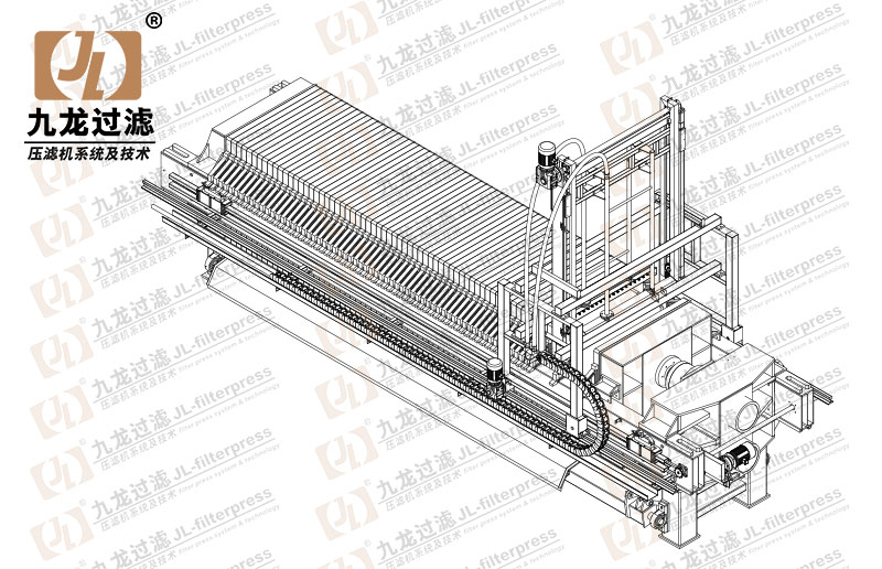 XG1500隔膜（16bar）自动清洗压滤机