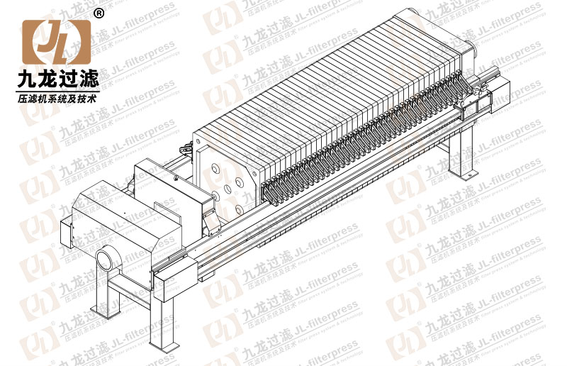 XG800隔膜（12bar）拉板压滤机
